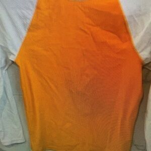 Kids Orange and White Swim Shirt